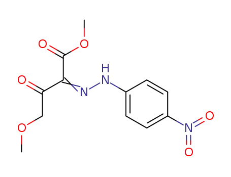 4-Methoxy-2-[(4-nitro-phenyl)-hydrazono]-3-oxo-butyric acid methyl ester