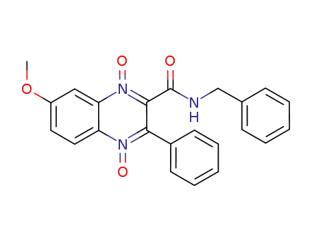 6-methoxy-3-phenylquinoxaline-2-carboxylic acid benzylamide 1,4-di-N-oxide