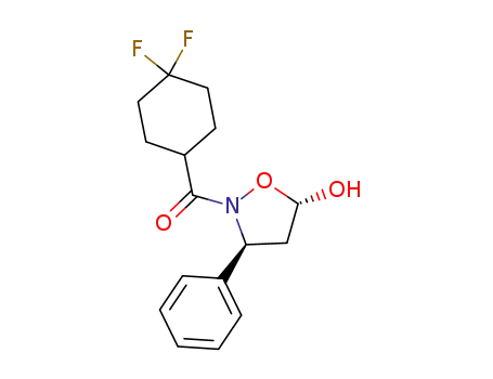 (4,4-difluorocyclohexyl)((3S)-5-hydroxy-3-phenylisoxazolidin-2-yl)methanone
