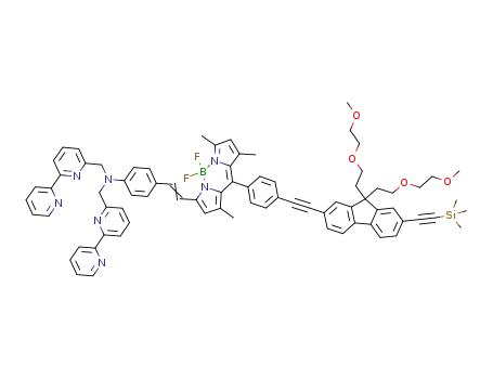 C<sub>78</sub>H<sub>76</sub>BF<sub>2</sub>N<sub>7</sub>O<sub>4</sub>Si