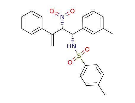 (1S,2S)-2-nitro-3-phenyl-1-(m-tolyl)-N-tosylbut-3-en-1-amine