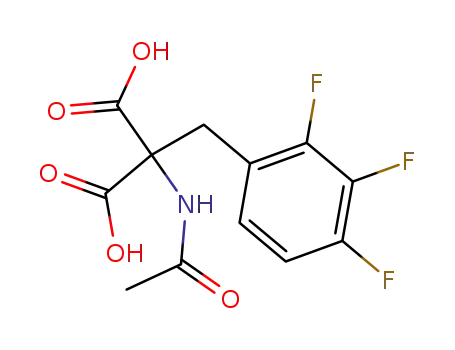 2-acetylamino-2-(2,3,4-trifluoro-benzyl)-malonic acid