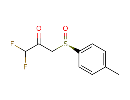 2-Propanone, 1,1-difluoro-3-[(R)-(4-methylphenyl)sulfinyl]-