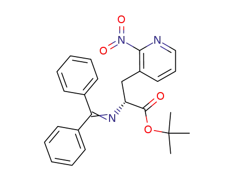 (R)-tert-butyl 2-(diphenylmethyleneamino)-3-(2-nitropyridin-3-yl)propanoate