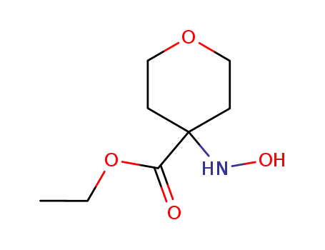 2H-Pyran-4-carboxylicacid,tetrahydro-4-(hydroxyamino)-,ethylester(9CI)