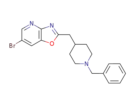 2-[(1-benzyl-4-piperidinyl)methyl]-6-bromooxazolo[4,5-b]pyridine
