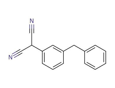 Molecular Structure of 691404-97-4 (2-(3-benzyl-phenyl)-malononitrile)