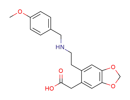2-[2-(4-methoxybenzylamino)ethyl]-4,5-(methylenedioxy)phenylacetic acid