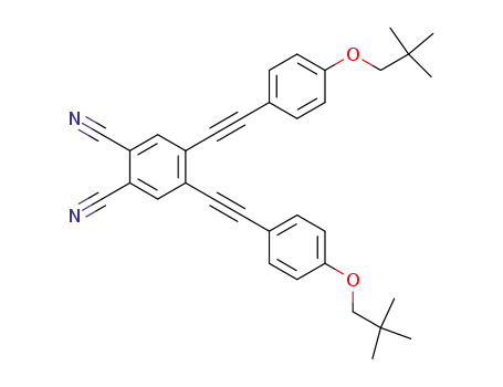 4,5-di(p-neopentoxyphenylethynyl)phthalonitrile