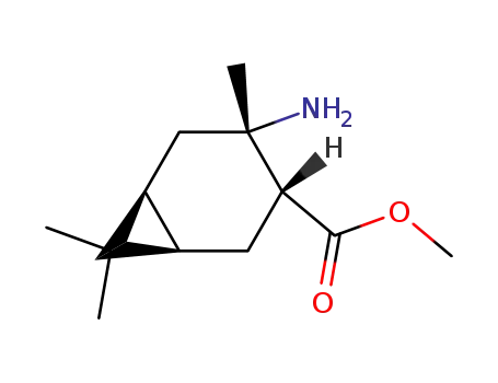 Bicyclo[4.1.0]heptane-3-carboxylic acid, 4-amino-4,7,7-trimethyl-,
methyl ester, (1R,3R,4S,6S)-