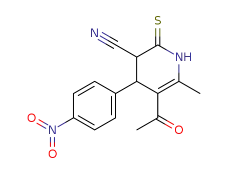 6-methyl-5-acetyl-4-(4-nitrophenyl)-3-cyano-3,4-dihydropyridine-2-thione