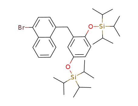C<sub>35</sub>H<sub>53</sub>BrO<sub>2</sub>Si<sub>2</sub>