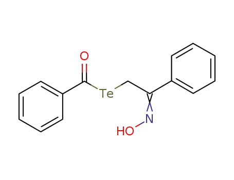 Benzenecarbotelluroic acid, Te-[2-(hydroxyimino)-2-phenylethyl] ester