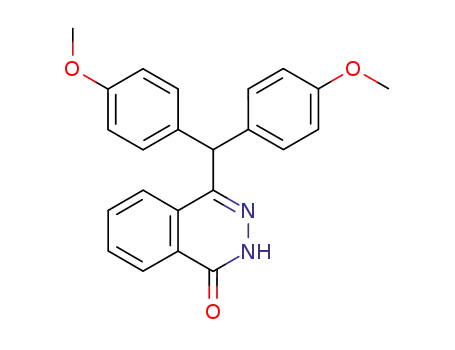 Molecular Structure of 465498-67-3 (1(2H)-Phthalazinone, 4-[bis(4-methoxyphenyl)methyl]-)