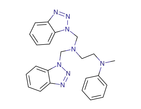 N,N-bis(1H-1,2,3-benzotriazol-1-ylmethyl)-N-[2-(N'-methylanilino)ethyl]amine