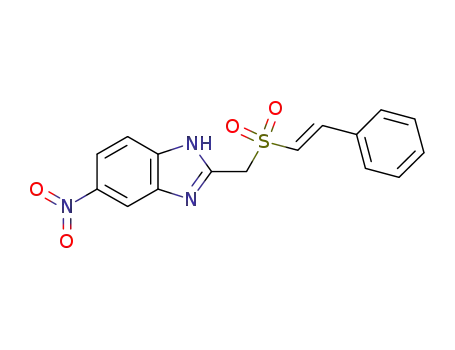 5-nitro-2-[(styrylsulfonyl)methyl]-1H-benzimidazole