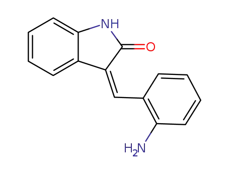 Molecular Structure of 17990-71-5 (3-(2-amino-benzylidene)-1,3-dihydro-indol-2-one)