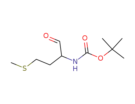 Molecular Structure of 119927-71-8 (Carbamic acid, [1-formyl-3-(methylthio)propyl]-, 1,1-dimethylethyl ester)