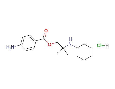 [1-(4-aminobenzoyl)oxy-2-methylpropan-2-yl]-cyclohexylazanium chloride
