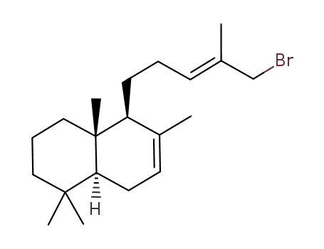 (4aS,5S,8aS)-5-((E)-5-Bromo-4-methyl-pent-3-enyl)-1,1,4a,6-tetramethyl-1,2,3,4,4a,5,8,8a-octahydro-naphthalene