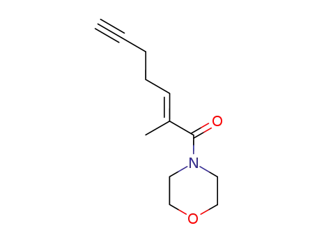 (2E)-2-Methyl-1-morpholin-4-yl-hept-2-en-6-yn-1-one