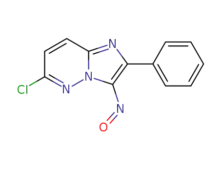 Molecular Structure of 483367-60-8 (Imidazo[1,2-b]pyridazine, 6-chloro-3-nitroso-2-phenyl-)