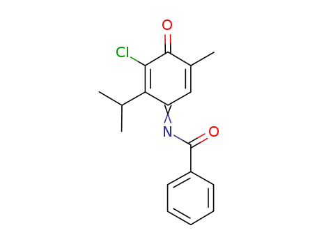 N-(3-chloro-2-isopropyl-5-methyl-4-oxocyclohexa-2,5-dien-1-ylidene)benzamide