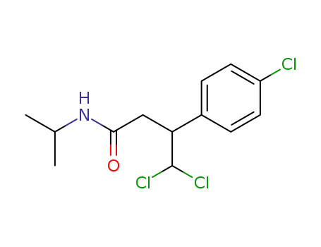 4,4-dichloro-3-(4-chloro-phenyl)-<i>N</i>-isopropyl-butyramide