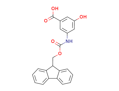3-{[(9H-Fluoren-9-ylmethoxy)carbonyl]amino}-5-hydroxybenzoic acid , 97+%