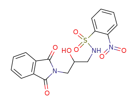 <i>N</i>-[3-(1,3-dioxo-1,3-dihydro-isoindol-2-yl)-2-hydroxy-propyl]-2-nitro-benzenesulfonamide