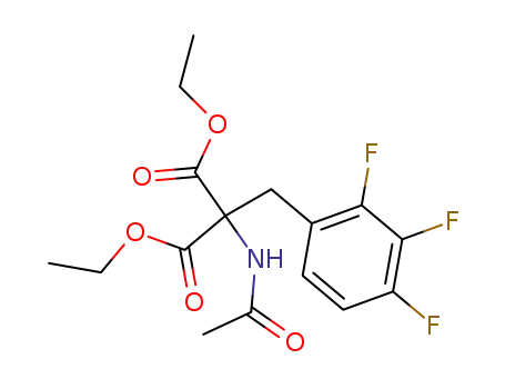 diethyl 2-acetamido-2-(2,3,4-trifluorobenzyl)malonate