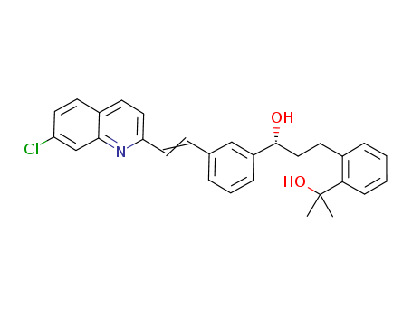 Benzenepropanol, a-[3-[2-(7-chloro-2-quinolinyl)ethenyl]phenyl]-2-(1-hydroxy-1-methylethyl)-,(R)- (9CI)