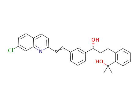 Benzenepropanol, a-[3-[2-(7-chloro-2-quinolinyl)ethenyl]phenyl]-2-(1-hydroxy-1-methylethyl)-,(R)- (9CI)