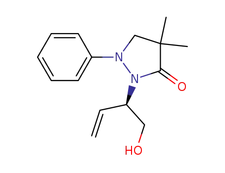 4,4-dimethyl-2-((R)-hydroxymethylallyl)-1-phenyl-3-pyrazolidinone