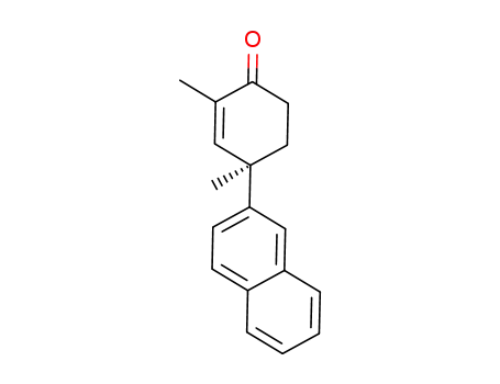 (+)-2,4-dimethyl-4-(2-naphthyl)-2-cyclohexenone