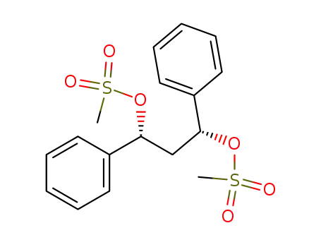 Molecular Structure of 565205-64-3 (1,3-Propanediol, 1,3-diphenyl-, dimethanesulfonate, (1R,3R)-)