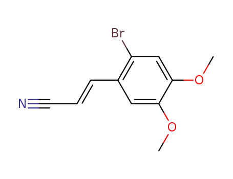 2-bromo-4,5-dimethoxycinnamonitrile