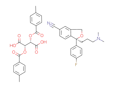 Molecular Structure of 1373405-37-8 (C<sub>20</sub>H<sub>18</sub>O<sub>8</sub>*C<sub>20</sub>H<sub>21</sub>FN<sub>2</sub>O)