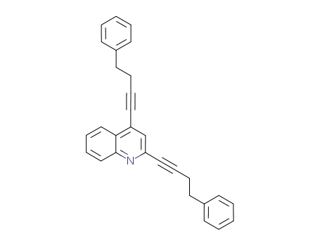 2,4-bis(4-phenylbut-1-ynyl)quinoline