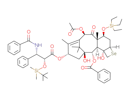 2'-(tert-butyldimethylsilyl)-4-deacetyl-7-(triethylsilyl)-5,20-deoxy-5,20-selenapaclitaxel