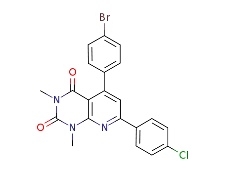 5-(4-bromophenyl)-7-(4-chlorophenyl)-1,3-dimethylpyrido[2,3-d]pyrimidine-2,4(1H,3H)-dione