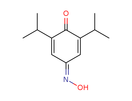 2,5-Cyclohexadiene-1,4-dione,2,6-bis(1-methylethyl)-, 4-oxime cas  15206-39-0