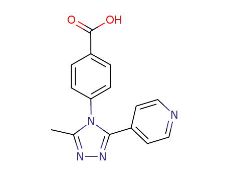 4-(3-methyl-5-(pyridin-4-yl)-1,2,4-triazol-4-yl)benzoic acid