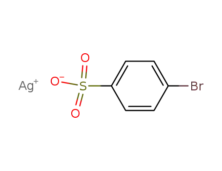 Molecular Structure of 55735-59-6 (Benzenesulfonic acid, 4-bromo-, silver(1+) salt)