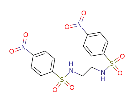 Molecular Structure of 92495-13-1 (Benzenesulfonamide, N,N'-1,2-ethanediylbis[4-nitro-)