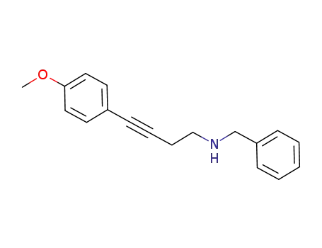 N-benzyl-4-(4-methoxyphenyl)but-3-yn-1-amine