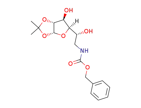 6-deoxy-6-N-benzyloxycarbonyl-1,2-O-isopropylidene-3-O-phenylmethyl-α-D-gluco-1,4-furanose