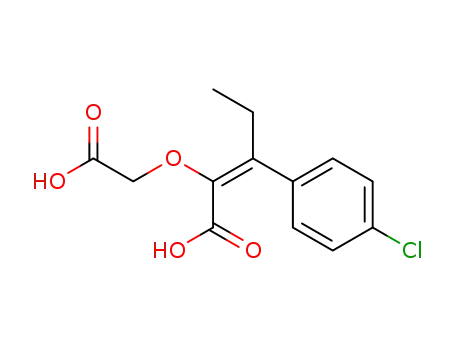 (E)-2-Carboxymethoxy-3-(4-chloro-phenyl)-pent-2-enoic acid
