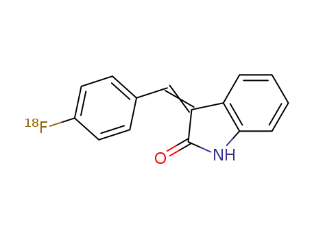 3-[4-<sup>(18)</sup>F-fluorobenzylidene]indolin-2-one