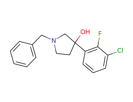 (+)-1-benzyl-3-(3-chloro-2-fluorophenyl)pyrrolidin-3-ol